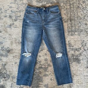 MADEWELL jeans the high-rise slim boyjean